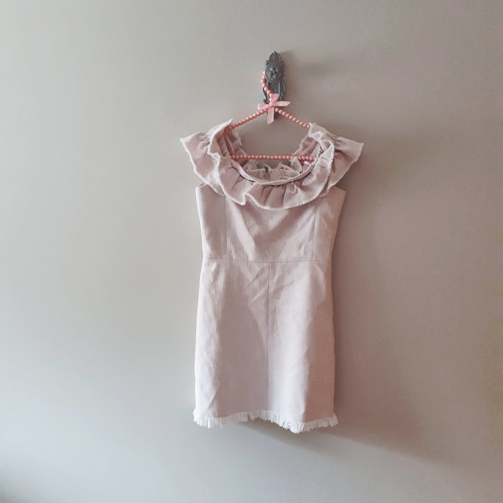 NWT Rebecca Taylor soft pink suit A-line dress, 4 - Picture 13 of 14